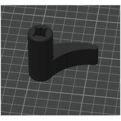 Manette Ouverture Capot Renault Laguna 3 - Levier de Secours 3D