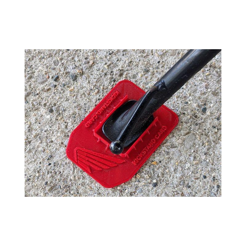 Universal Motorcycle Kickstand Pad - Anti-Sink Extension 3D