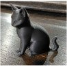 Modern Cat Figurine 3D Printed – Home Decoration